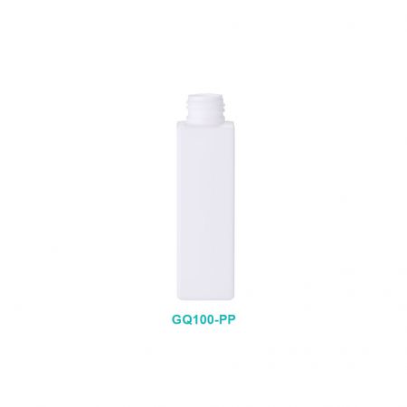Bouteille carrée en PP de 100 ml